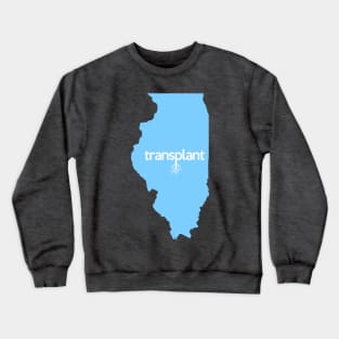 Illinois Transplant IL Blue Crewneck Sweatshirt